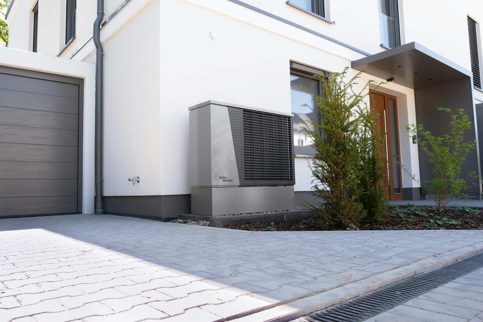 Maison avec pompe à chaleur
